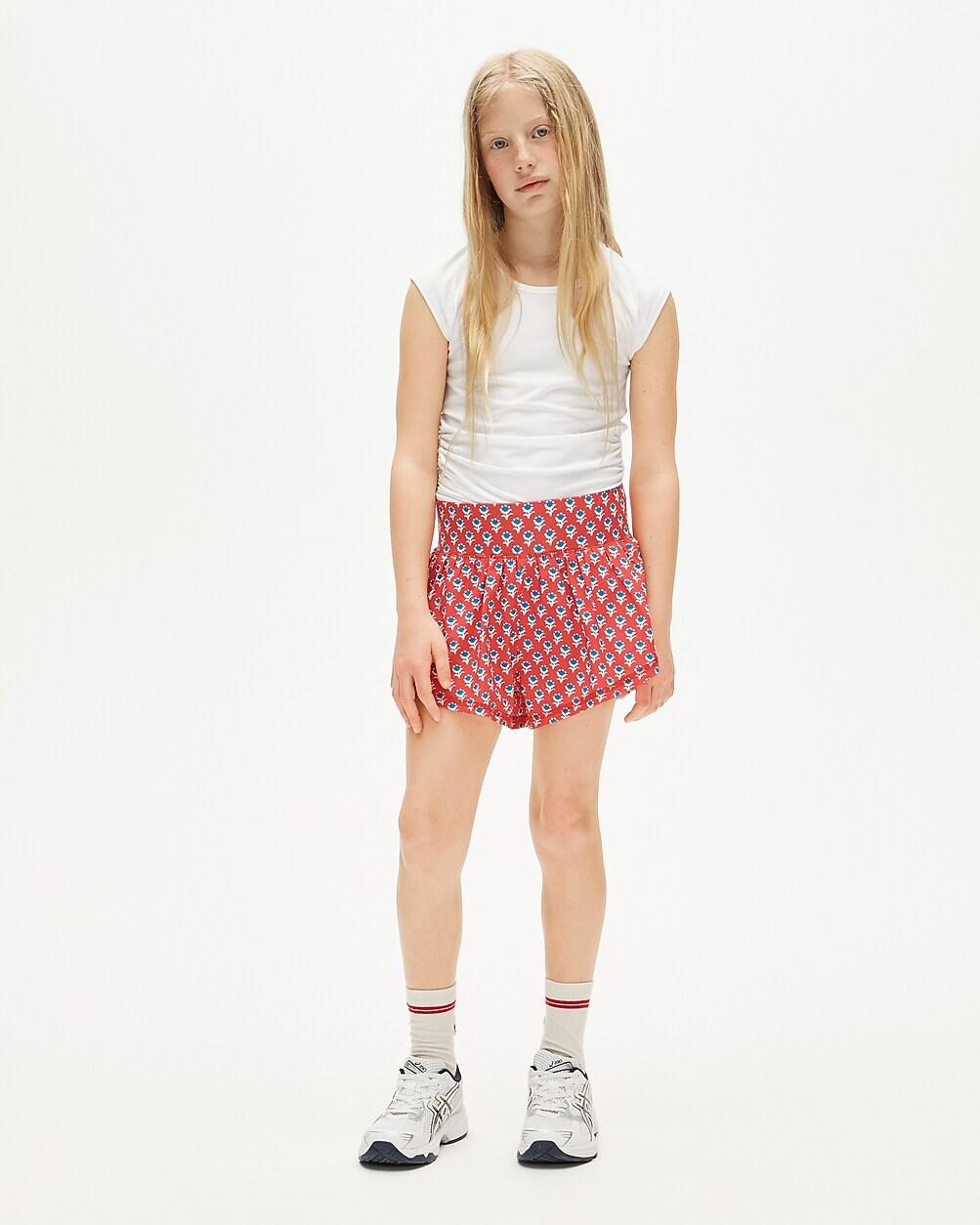 Girls' flutter short in performance jersey by J.CREW