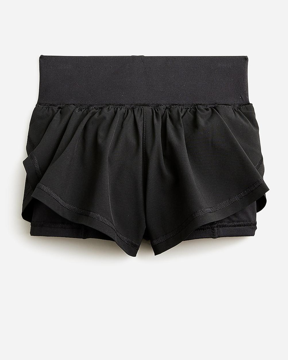 Girls' flutter short in performance jersey by J.CREW