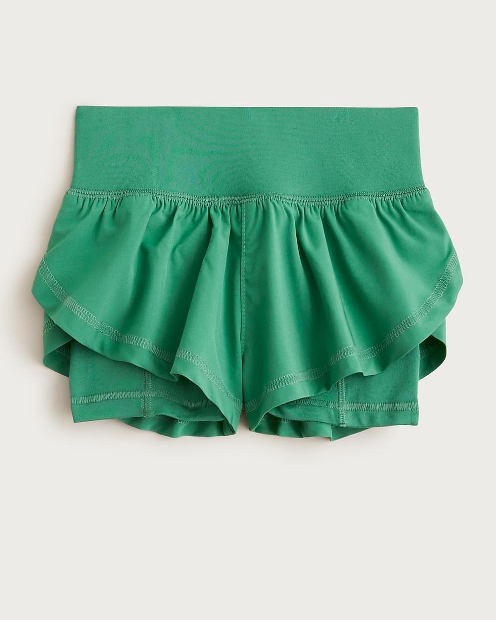 Girls' flutter short in performance jersey by J.CREW