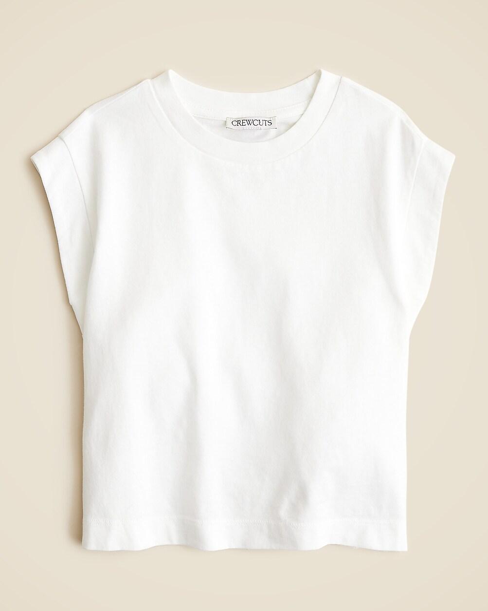 Girls' garment-dyed muscle tank top by J.CREW
