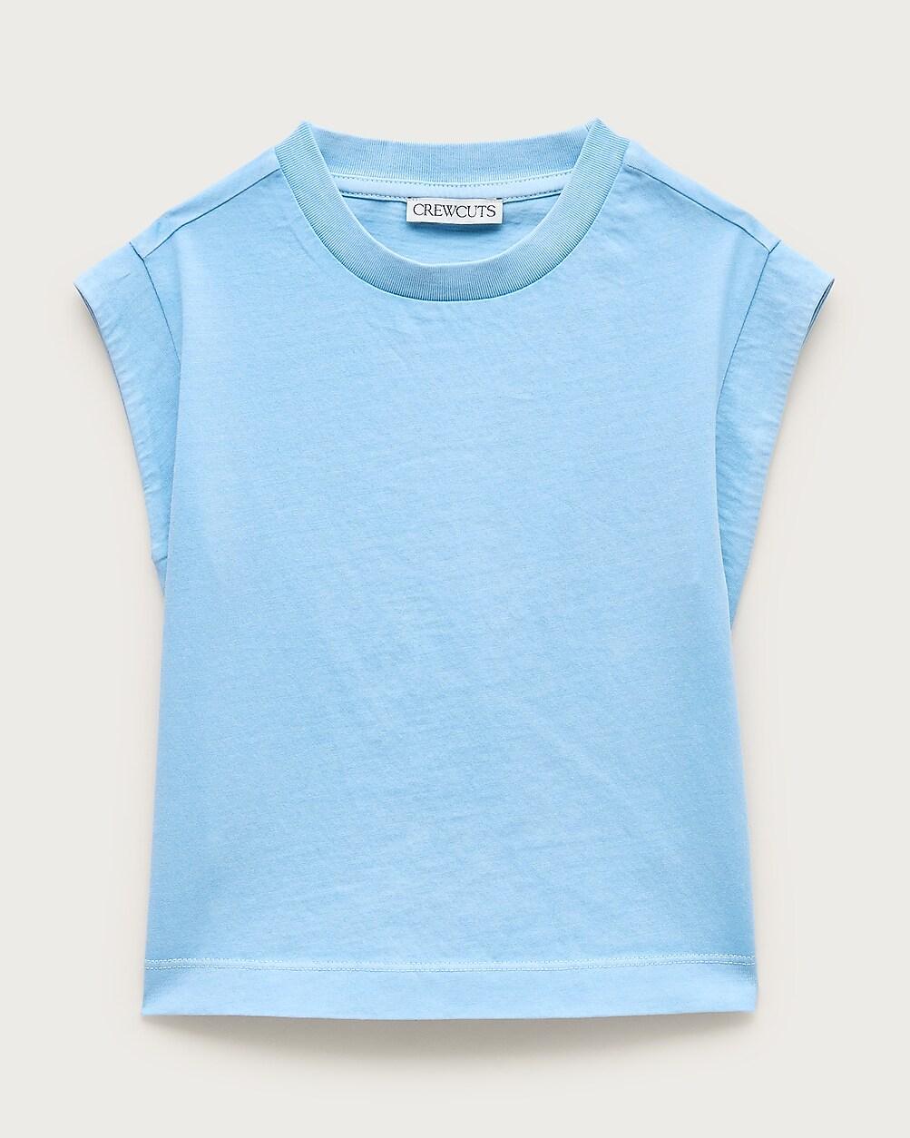 Girls' garment-dyed muscle tank top by J.CREW