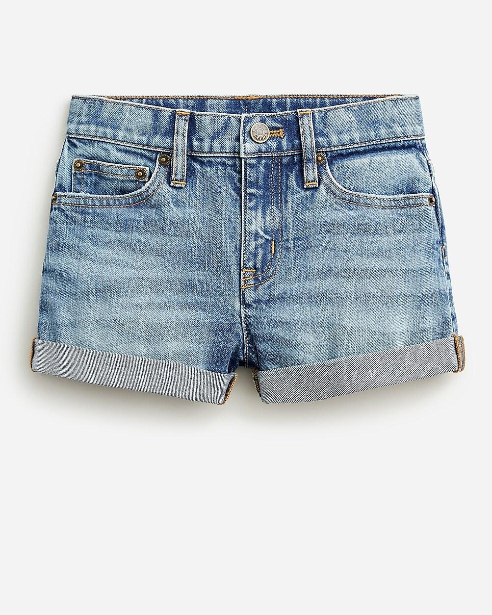 Girls' island denim short by J.CREW