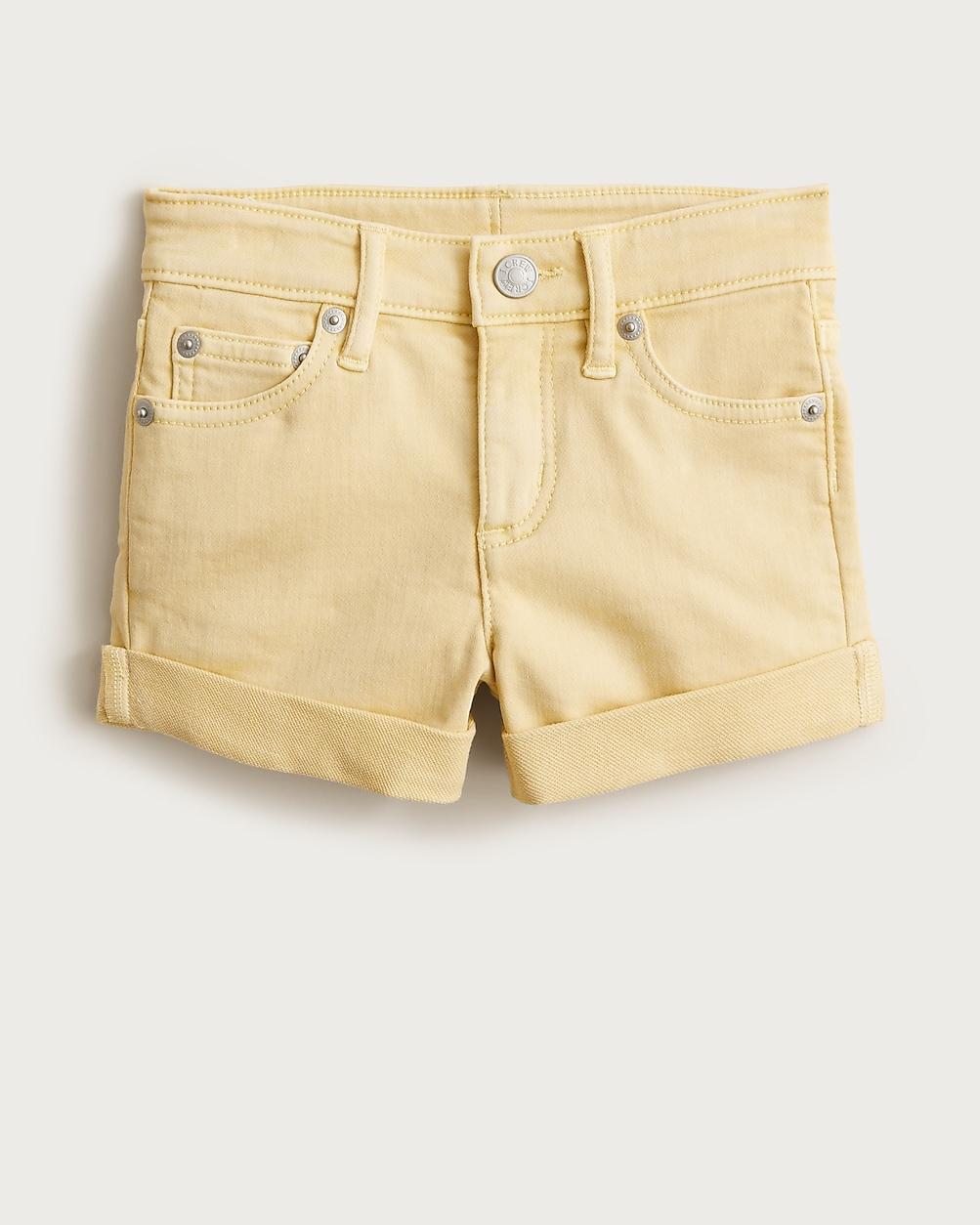 Girls' island stretch denim short by J.CREW