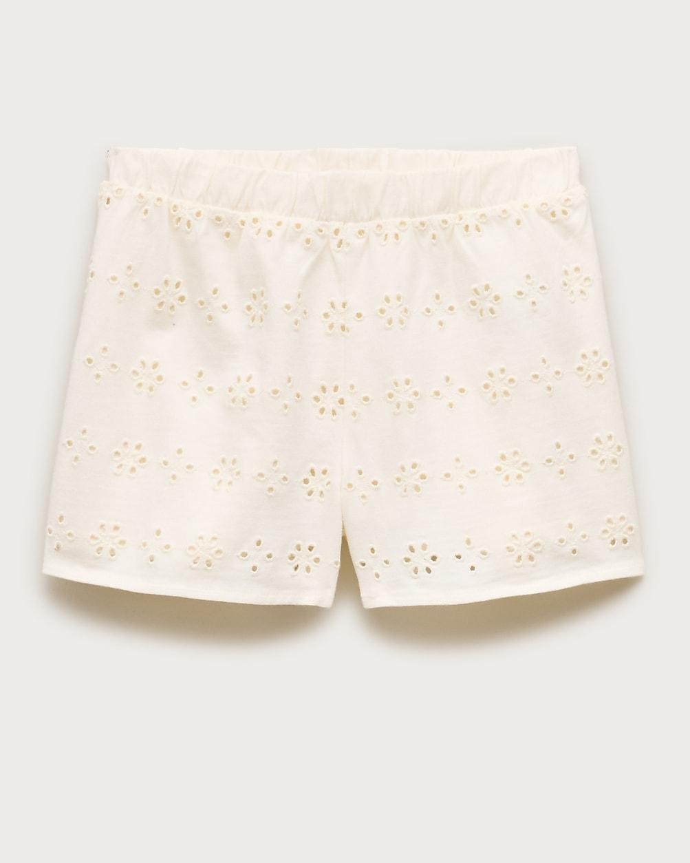 Girls' knit short in eyelet by J.CREW