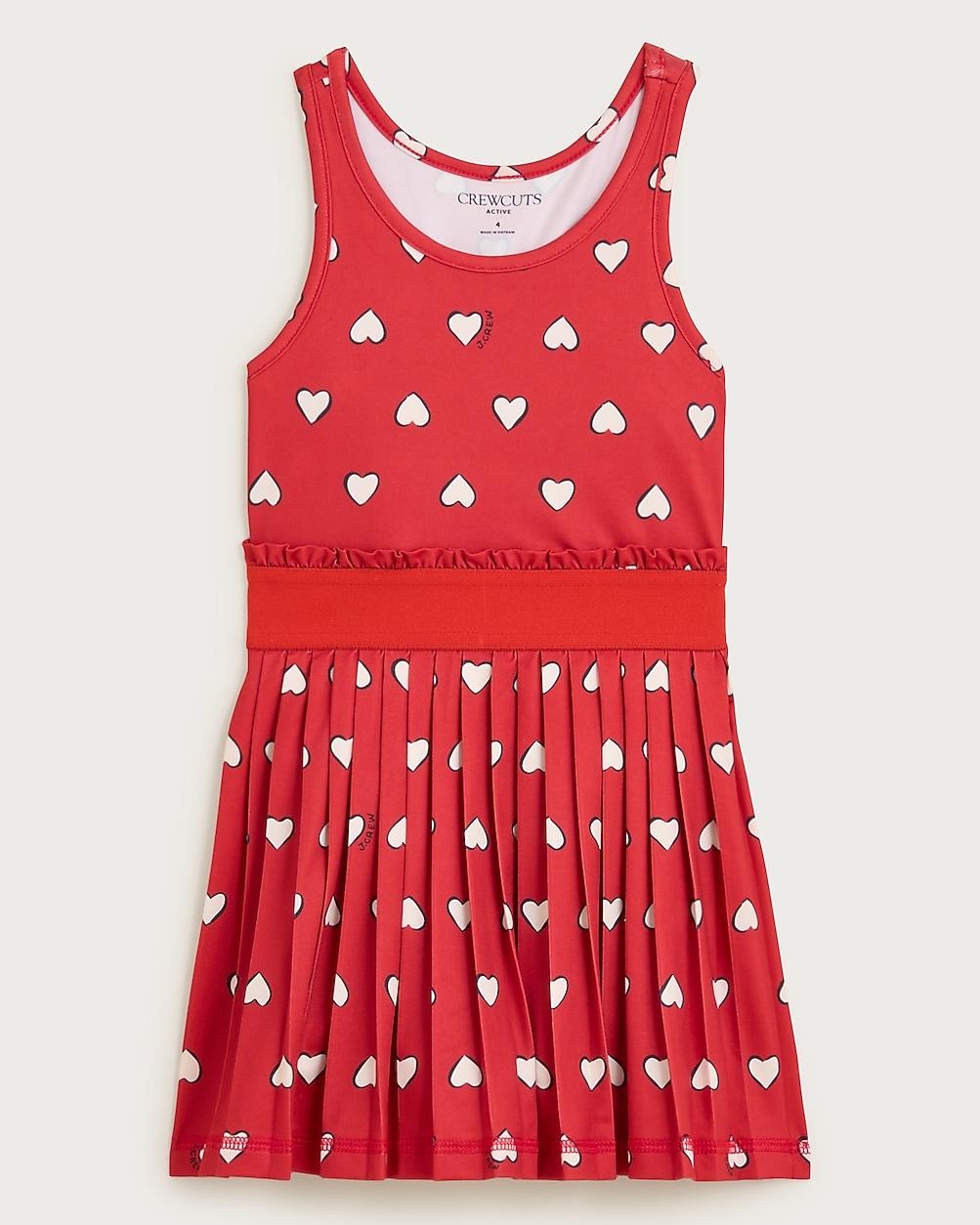 Girls' match point dress in performance jersey by J.CREW