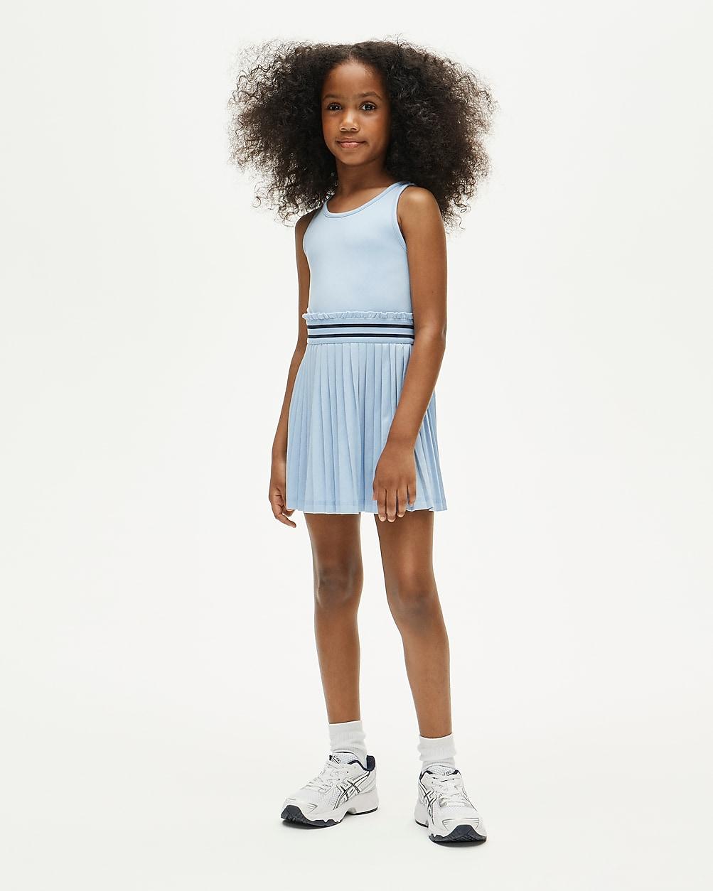 Girls' match point dress in performance jersey by J.CREW