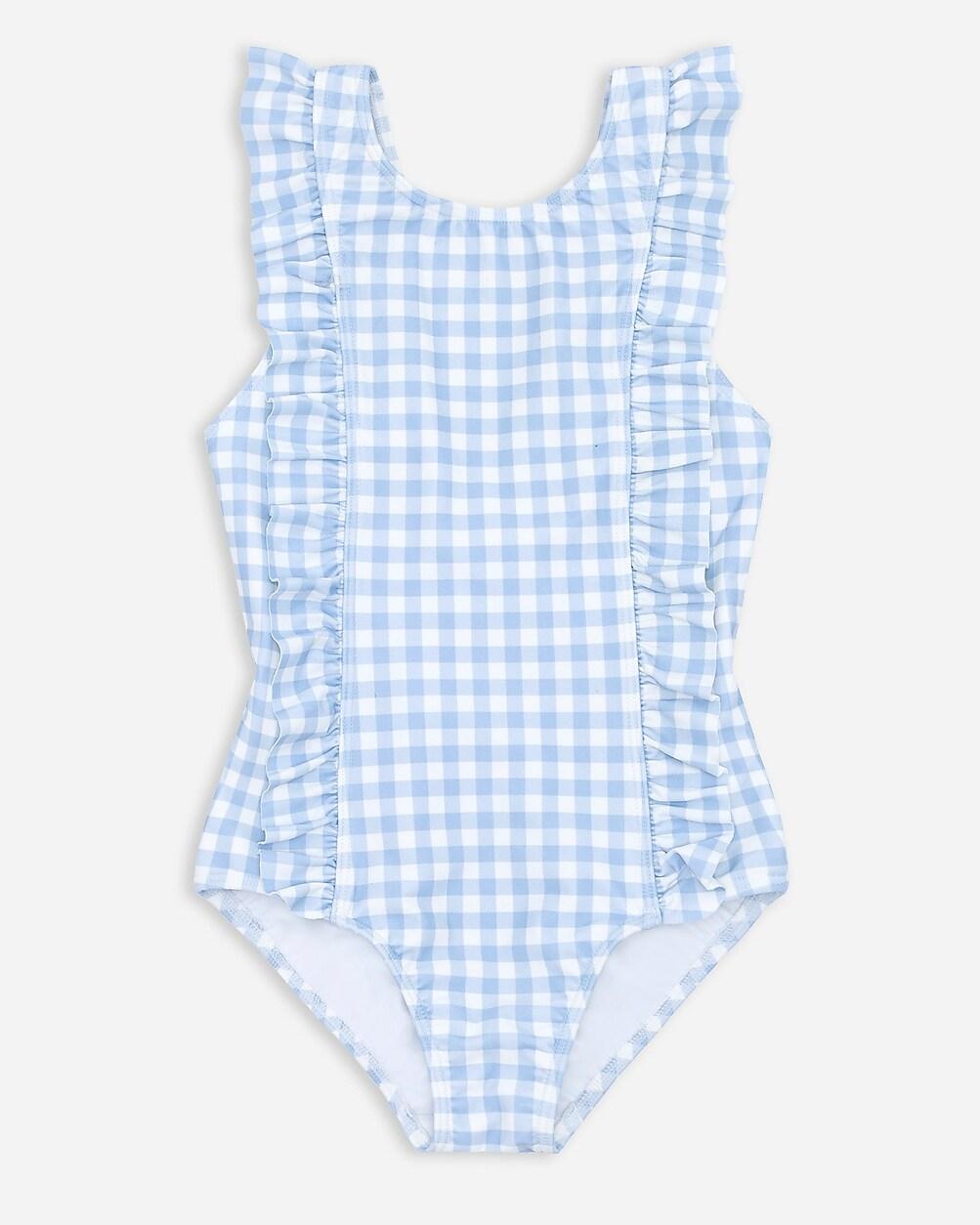 Girls' minnow™ ruffle one-piece by J.CREW