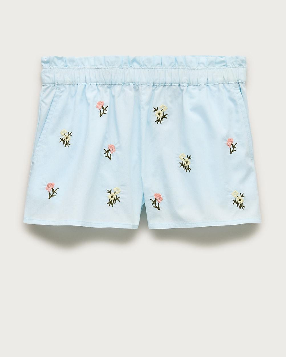 Girls' pull-on embroidered short by J.CREW