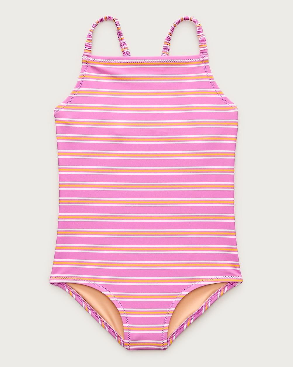 Girls' ruched-strap one-piece swimsuit by J.CREW