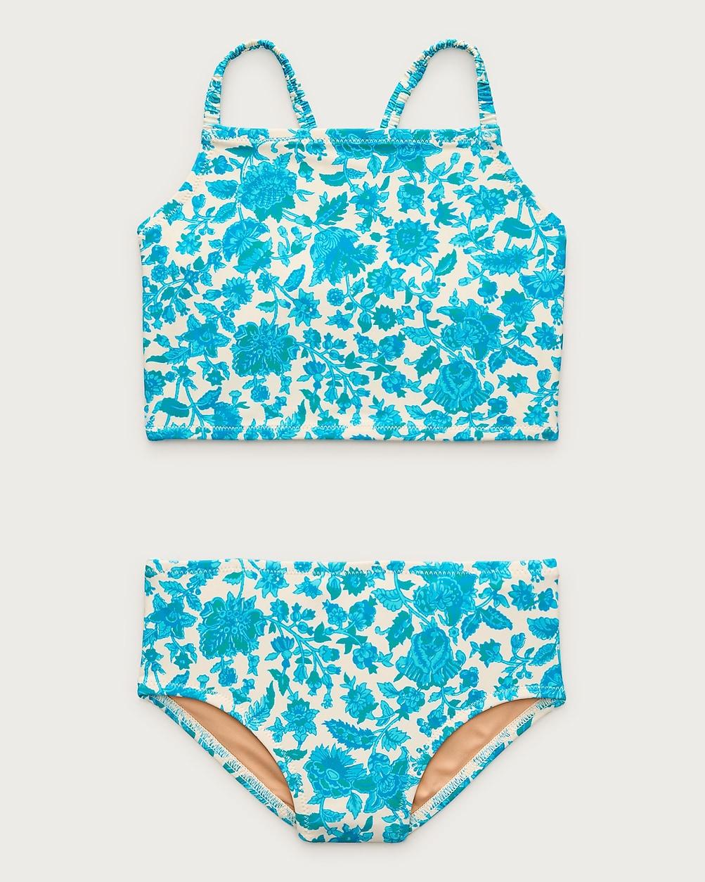 Girls' ruched-strap two-piece swimsuit by J.CREW