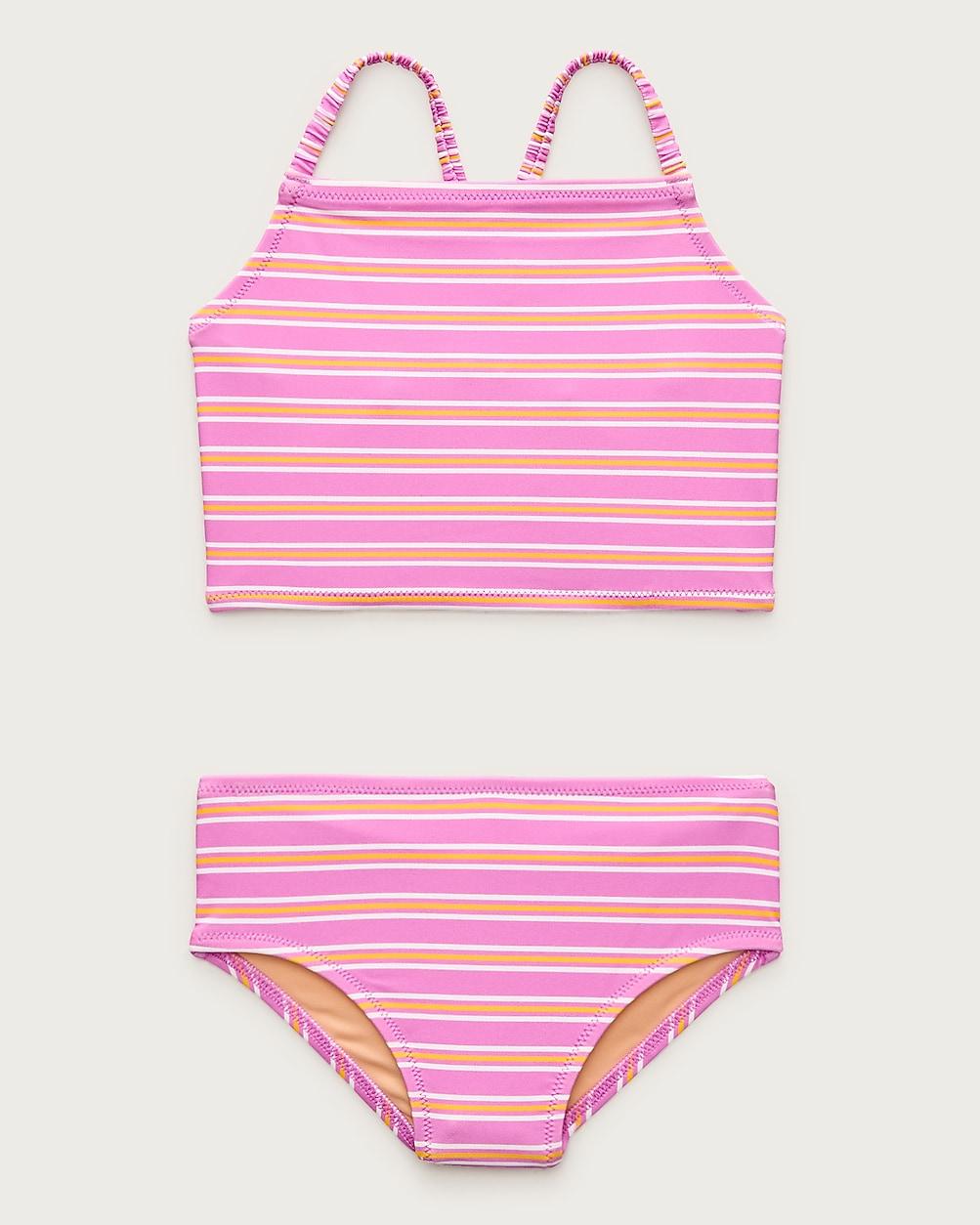 Girls' ruched-strap two-piece swimsuit by J.CREW