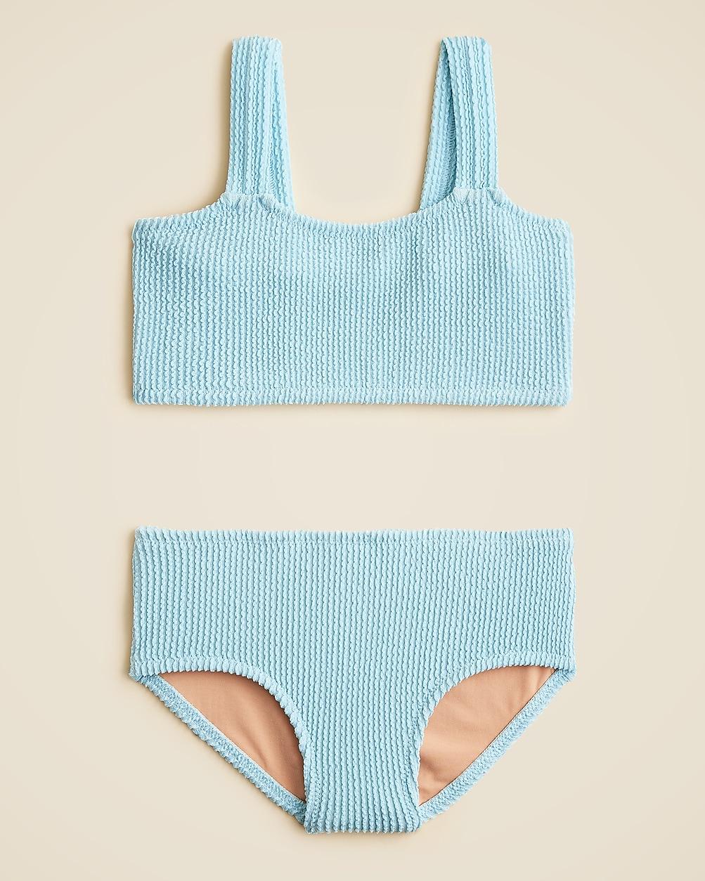 Girls' scrunchie two-piece swimsuit by J.CREW
