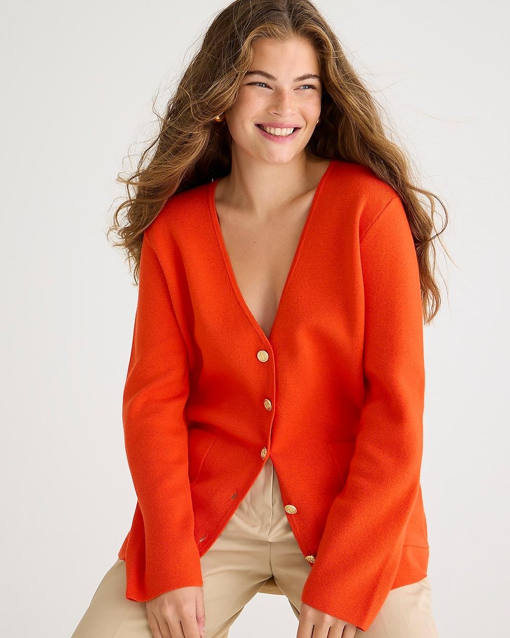 Giselle V-neck sweater-blazer by J.CREW