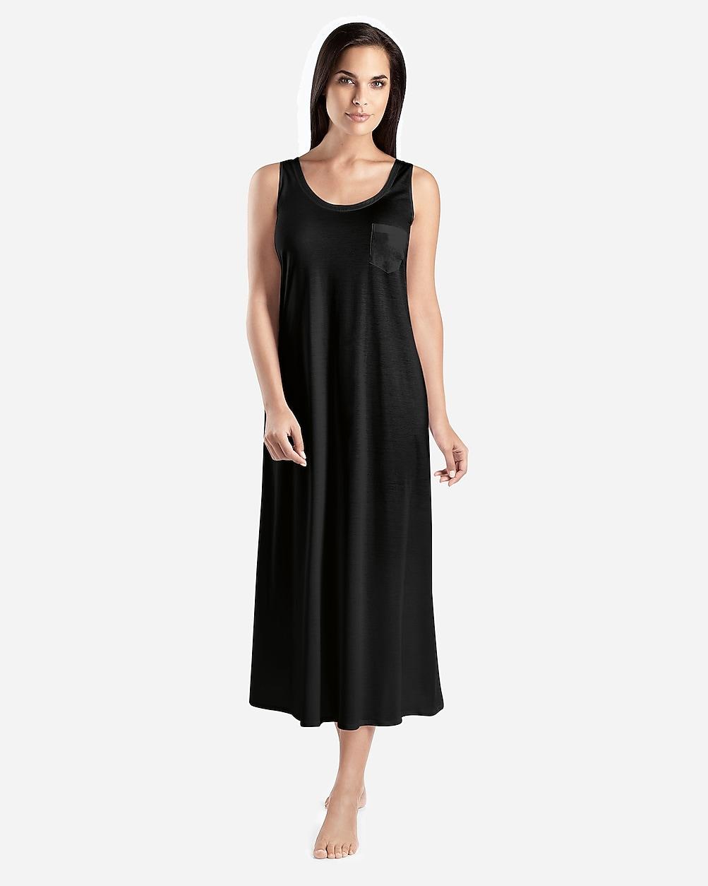 HANRO® cotton deluxe long tank gown by J.CREW