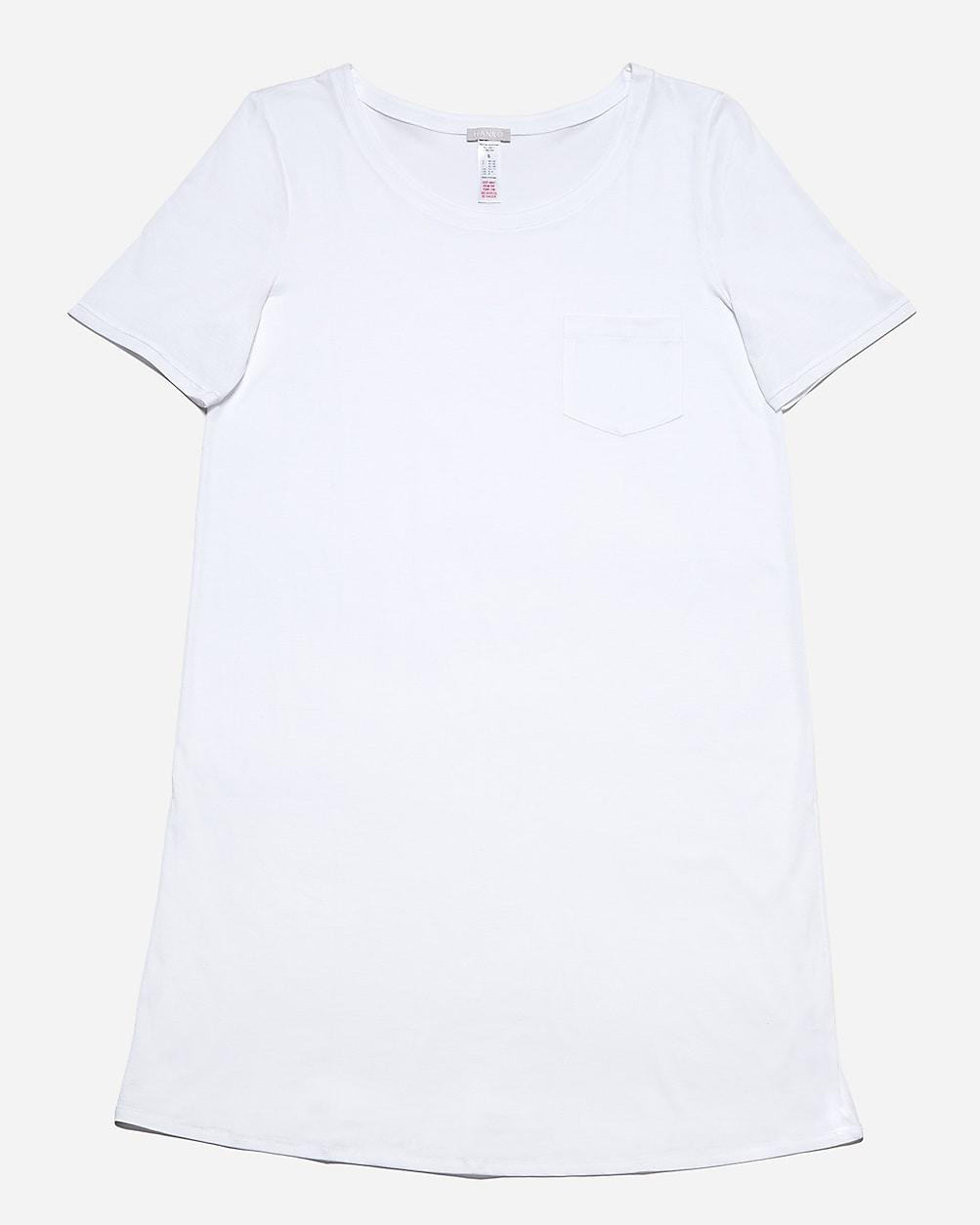 HANRO® cotton deluxe short-sleeve bigshirt by J.CREW