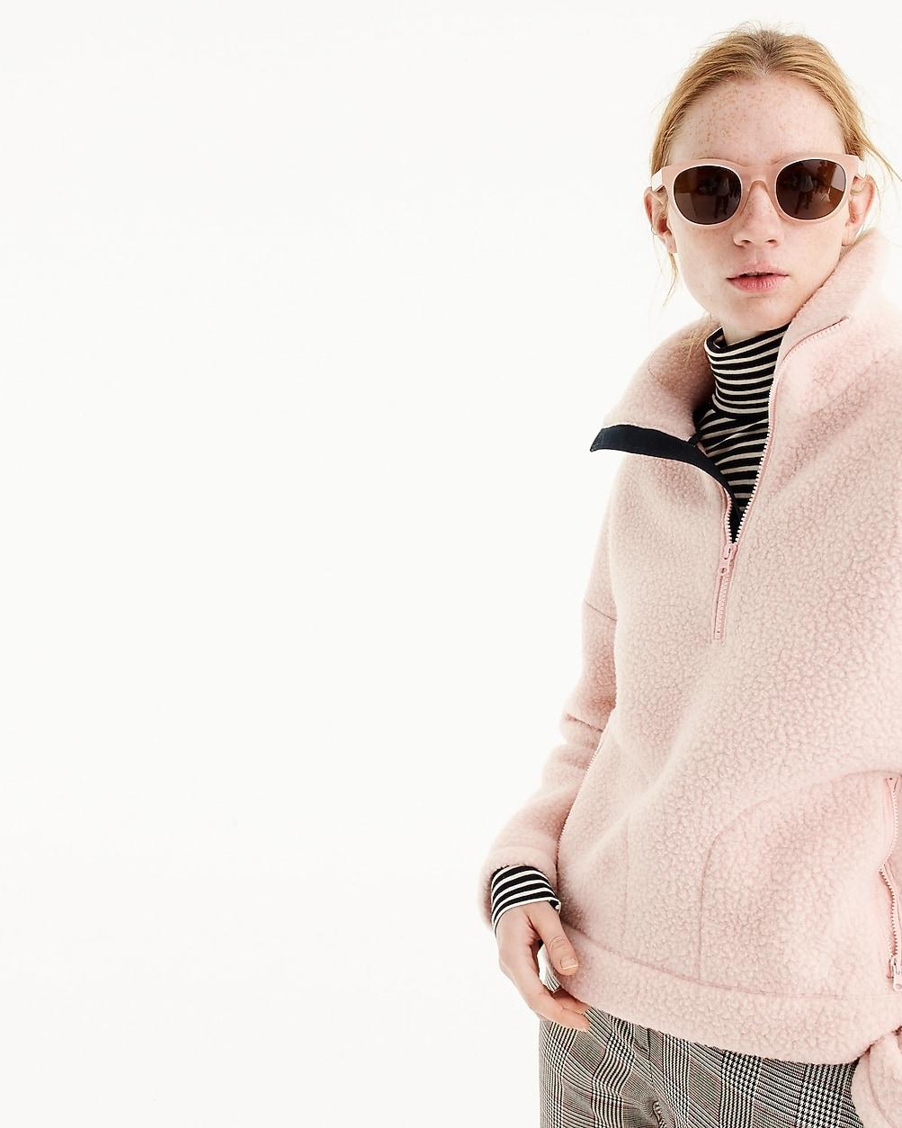 Half-zip sweatshirt in Polartec® fleece by J.CREW