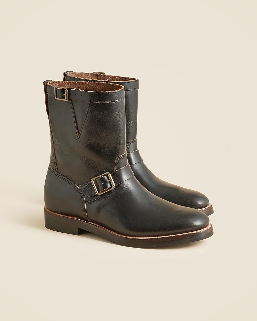 Hambleton engineer boots in leather by J.CREW