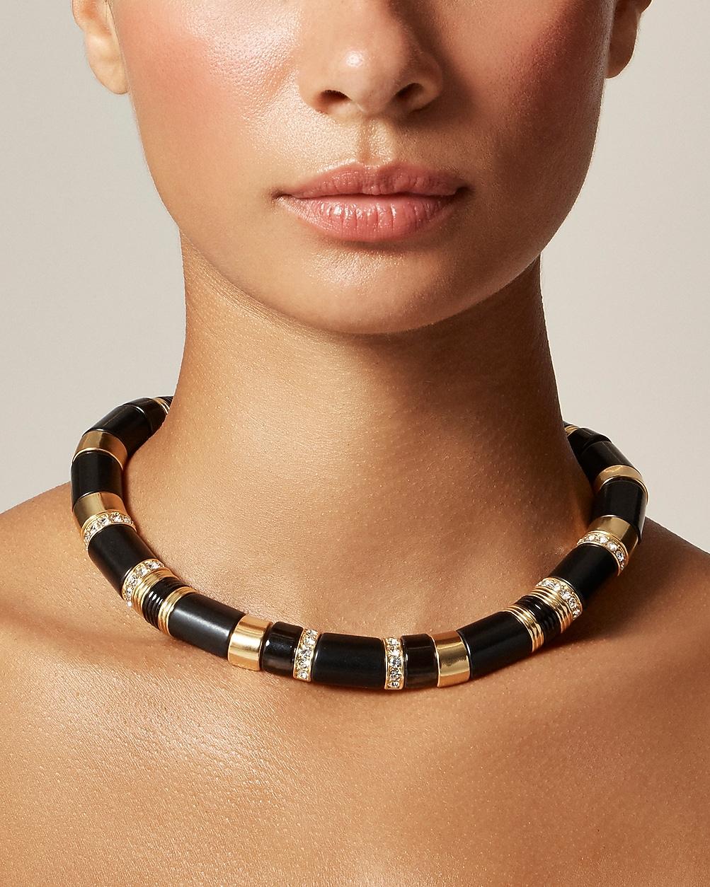 Handcut stone necklace by J.CREW
