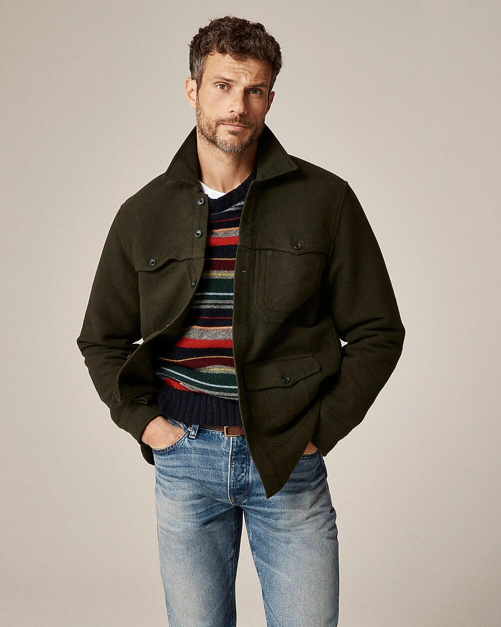 Heavyweight chamois field utility overshirt in Japanese cotton by J.CREW Heavyweight chamois field utility overshirt in Japanese cotton by J.CREW