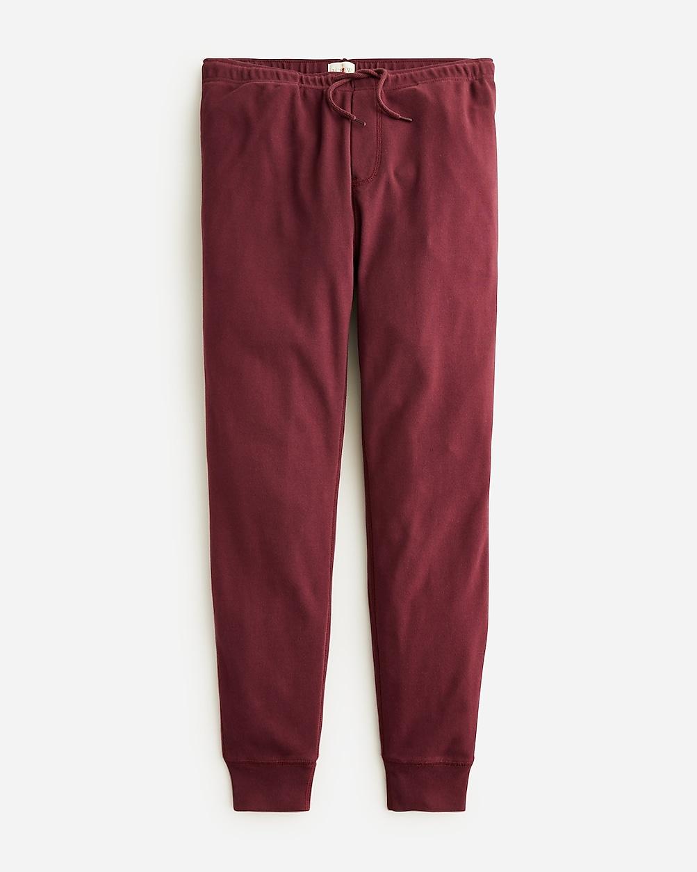 Heritage brushed rib-knit jogger pant by J.CREW
