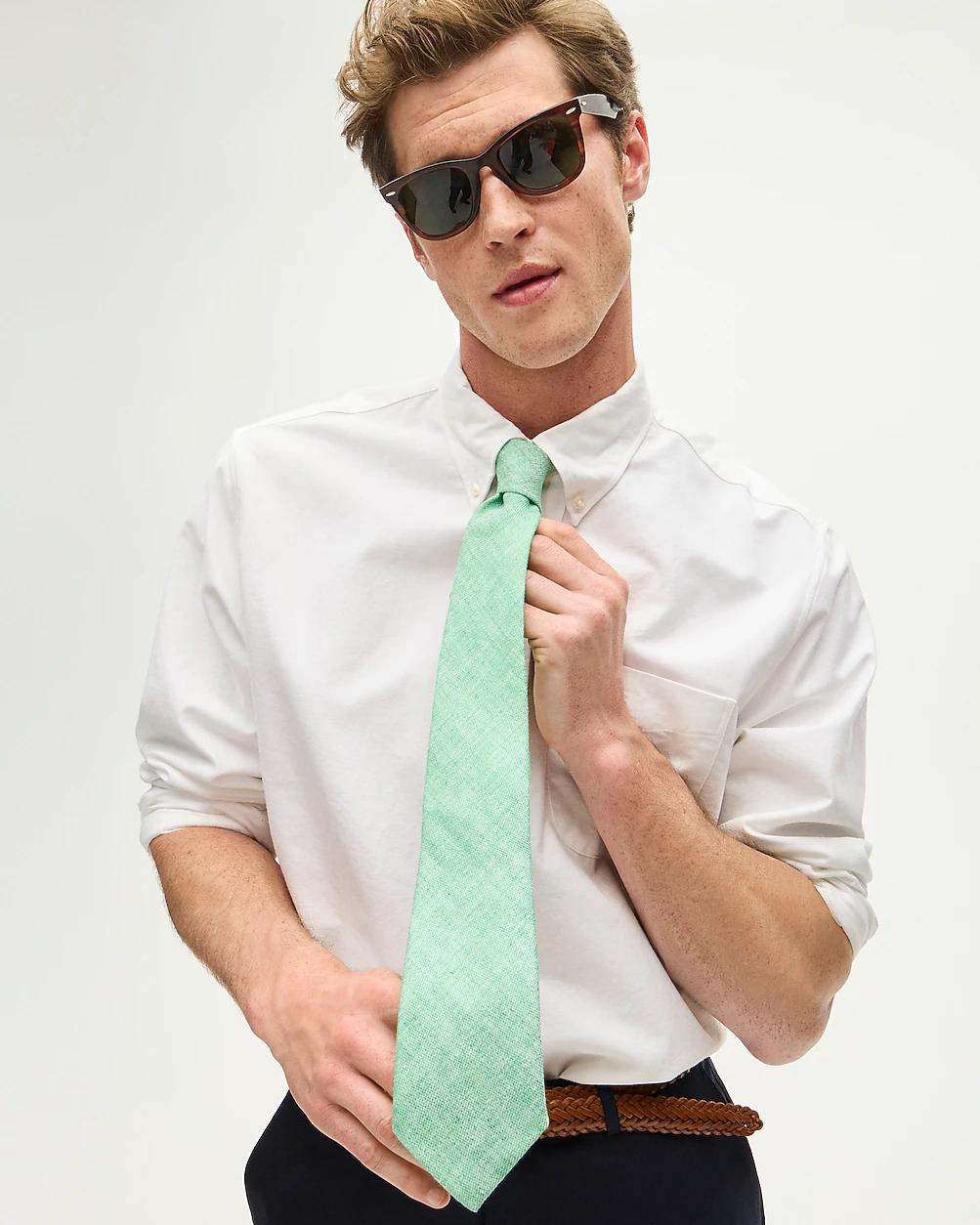 Italian linen tie by J.CREW