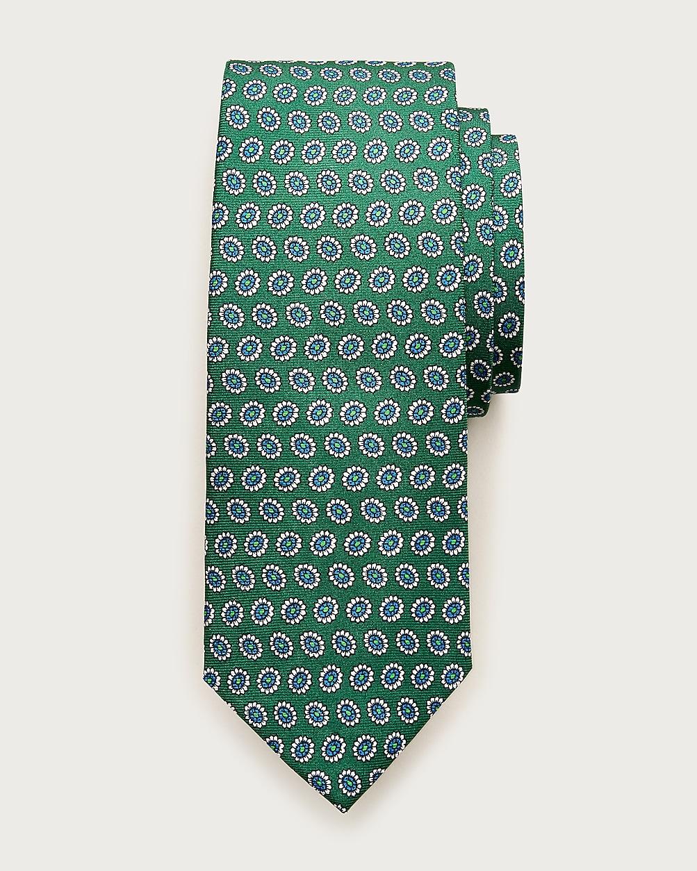 Italian silk tie in floral print by J.CREW
