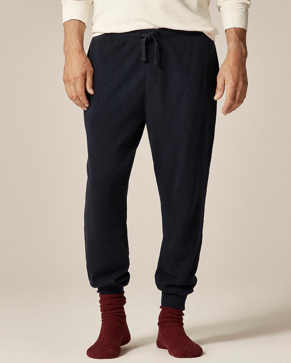 Jacquard rib-knit jogger pant by J.CREW