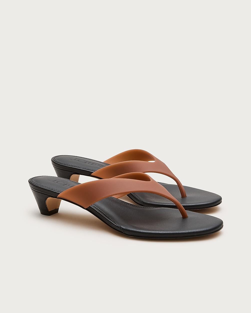 Jelly kitten-heel sandals by J.CREW