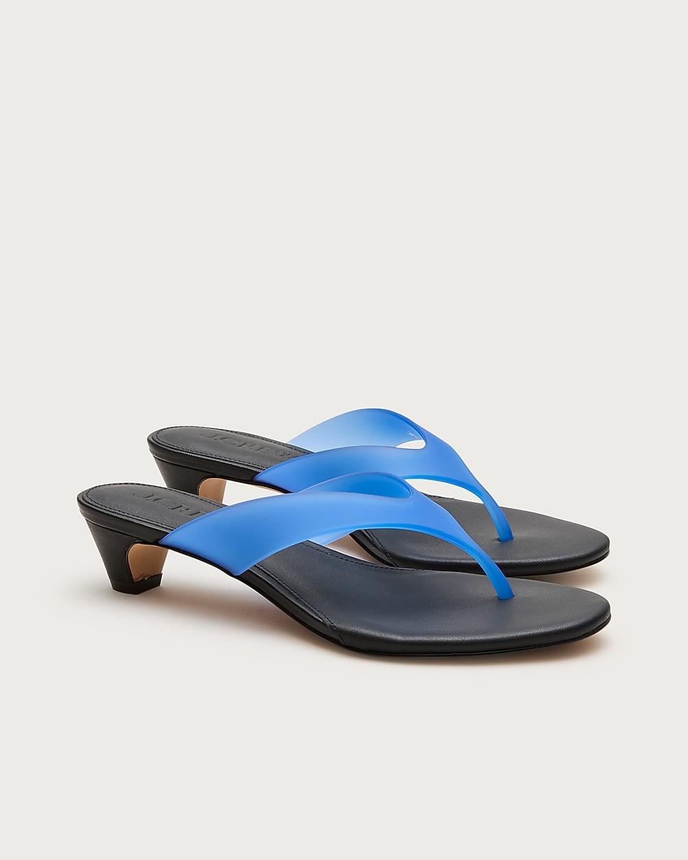 Jelly kitten-heel sandals by J.CREW