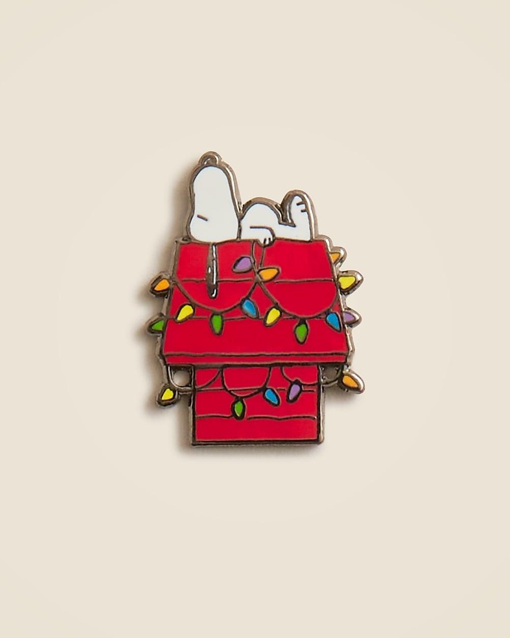 Kids' Pintrill® X Peanuts® Snoopy holiday pin by J.CREW