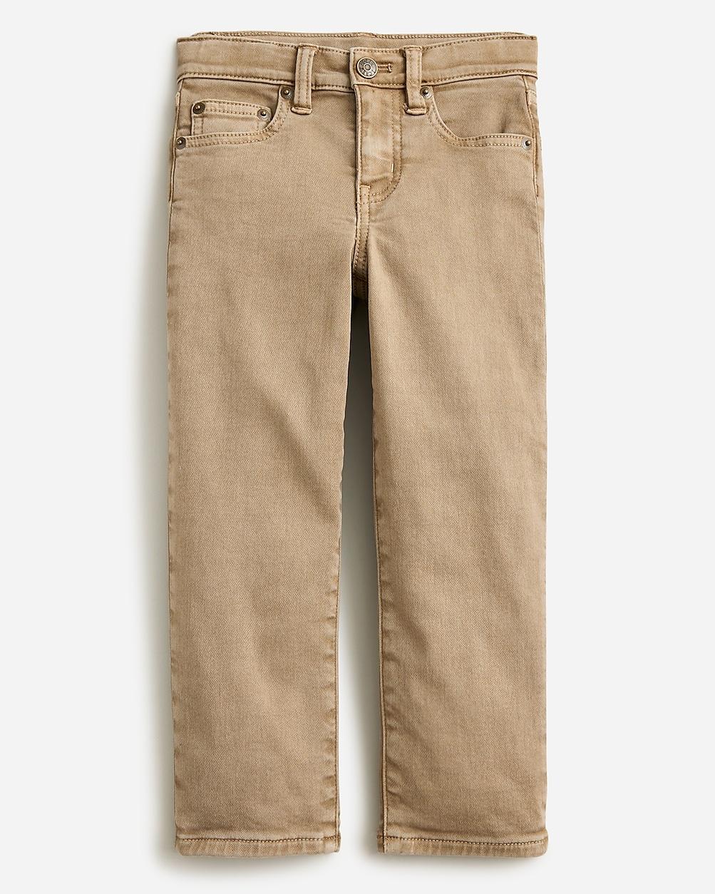 Kids' Straight-fit garment-dyed stretch jean by J.CREW