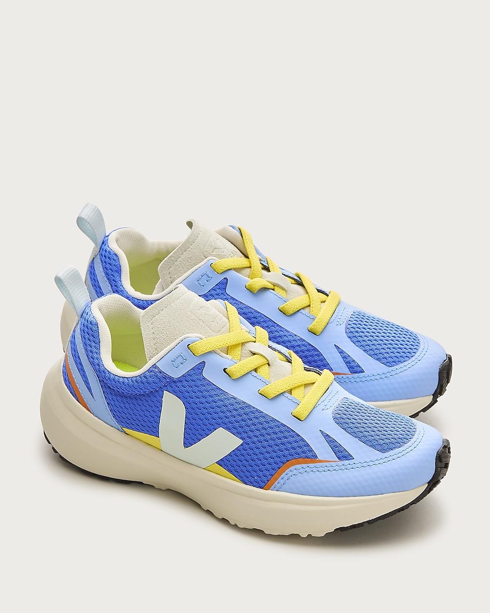 Kids' Veja™ canary lace-up sneakers by J.CREW
