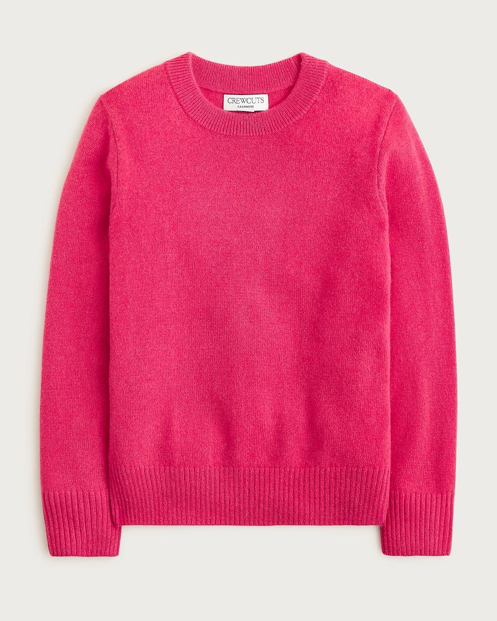 Kids' cashmere crewneck sweater by J.CREW