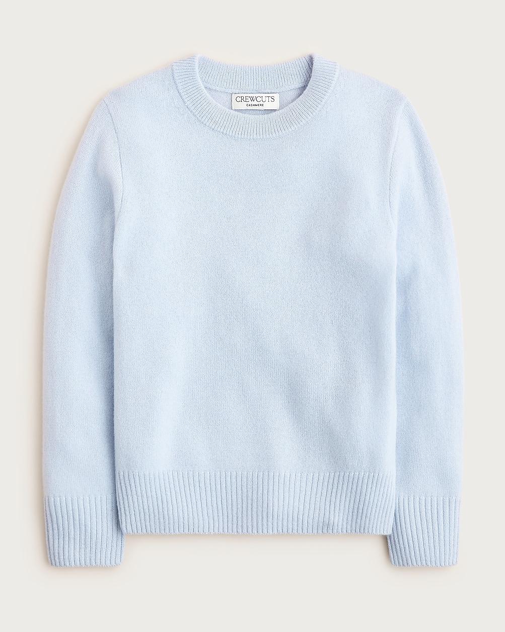 Kids' cashmere crewneck sweater by J.CREW