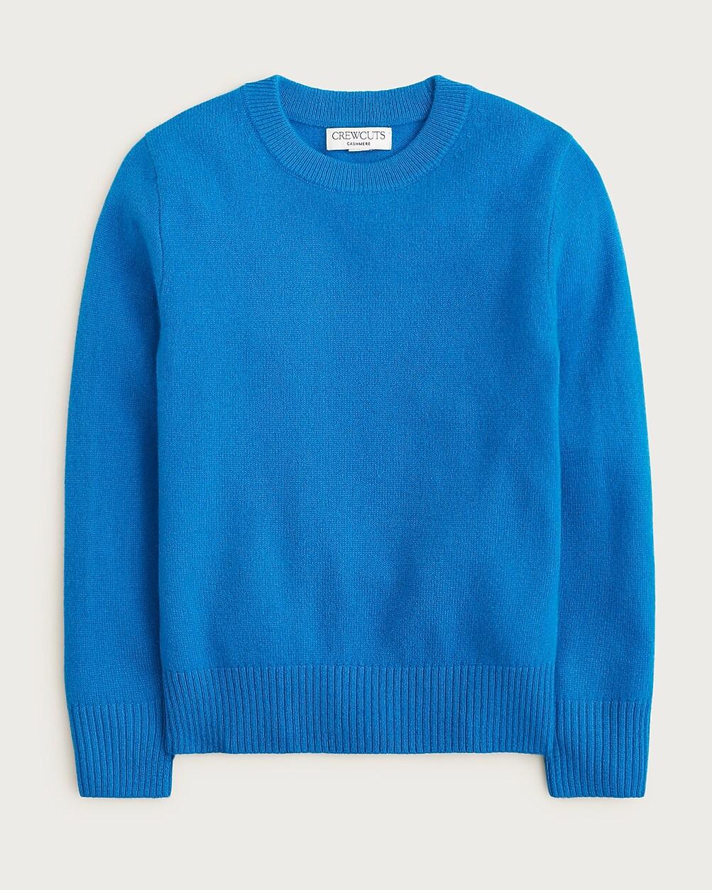 Kids' cashmere crewneck sweater by J.CREW