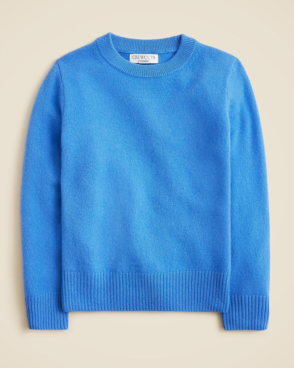 Kids' cashmere crewneck sweater by J.CREW