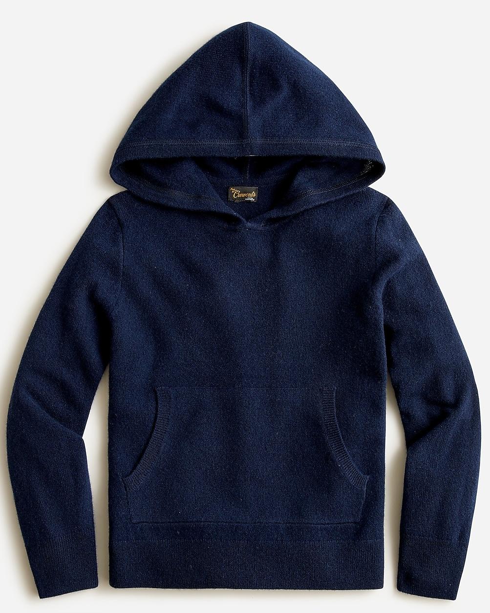 Kids' cashmere pullover hoodie by J.CREW