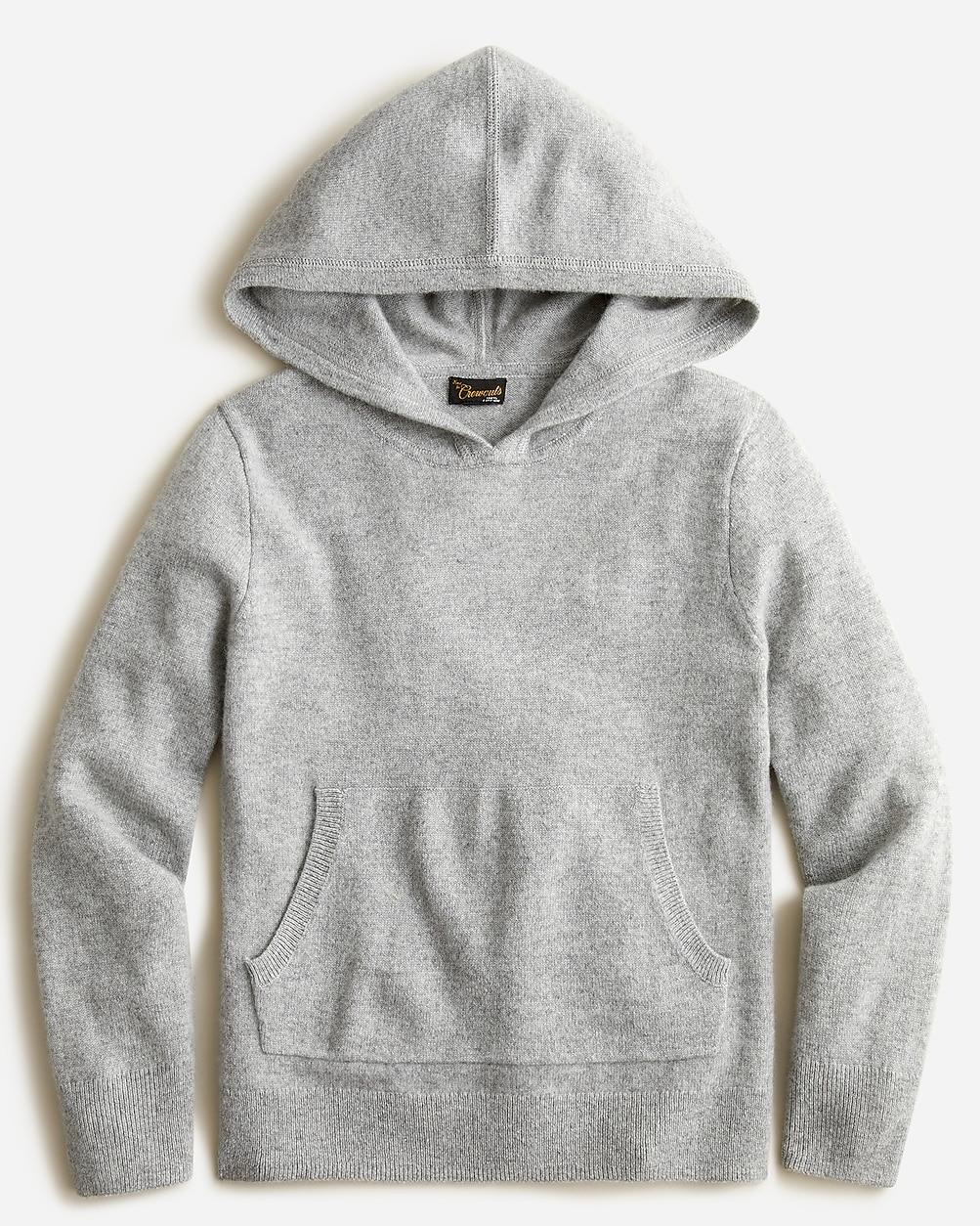 Kids' cashmere pullover hoodie by J.CREW