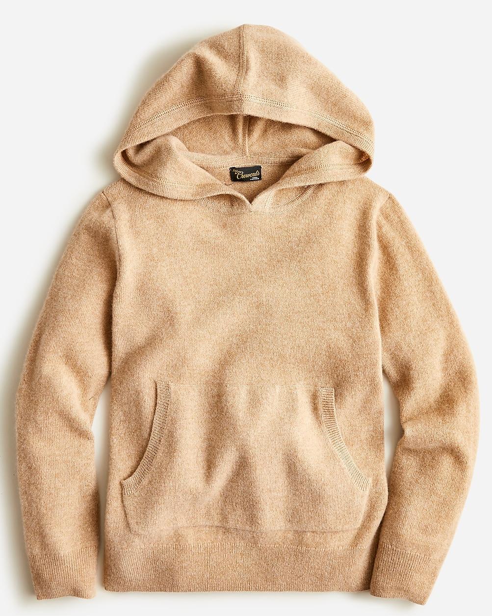 Kids' cashmere pullover hoodie by J.CREW