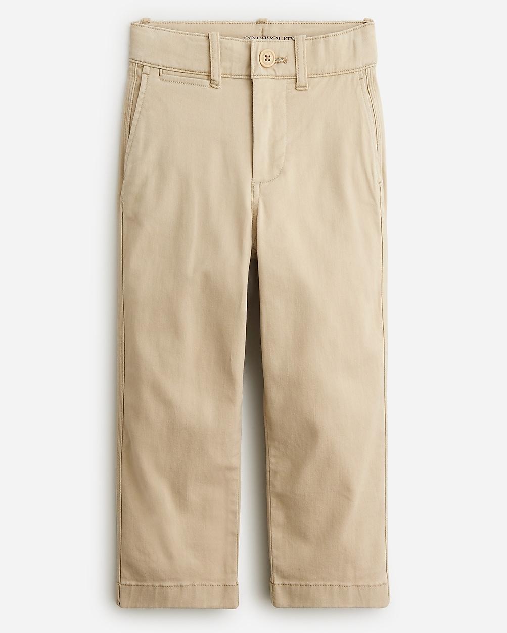 Kids' classic-fit stretch chino pant by J.CREW