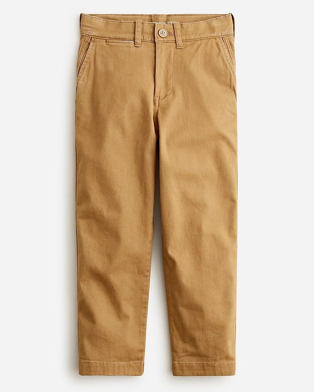 Kids' classic-fit stretch chino pant by J.CREW