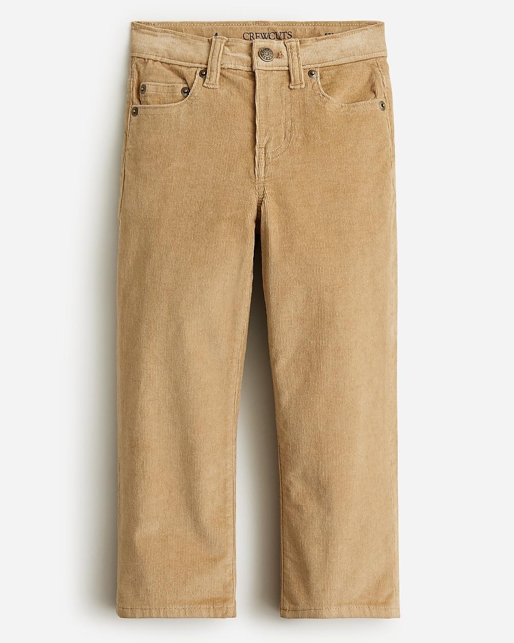 Kids' classic-fit stretch corduroy pant by J.CREW