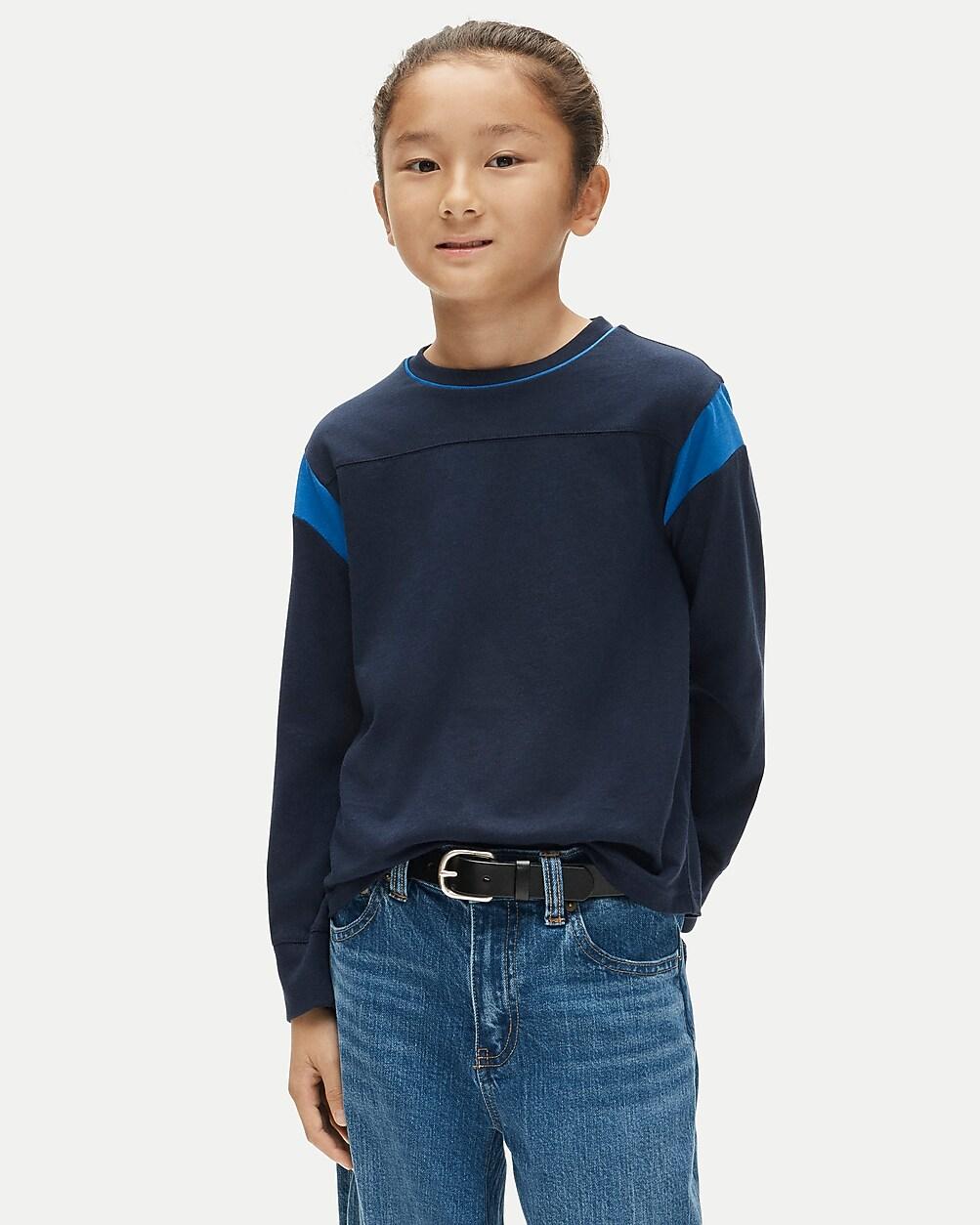 Kids' colorblock T-shirt by J.CREW
