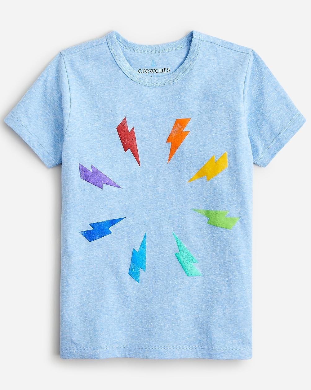 Kids' lightning graphic T-shirt by J.CREW