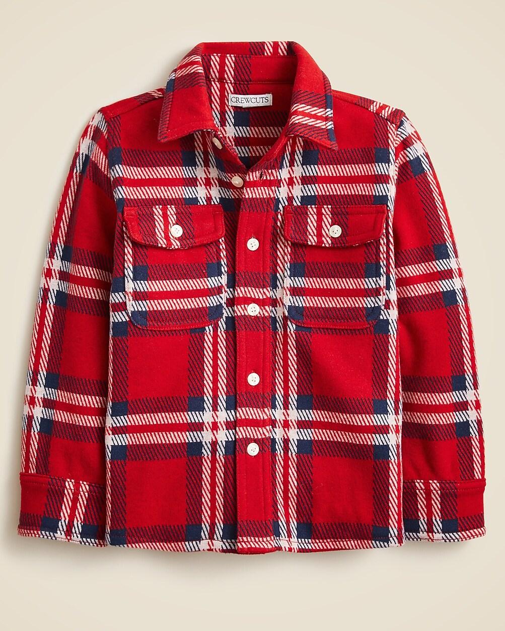 Kids' long-sleeve Seaboard soft-knit shirt in plaid by J.CREW Kids' long-sleeve Seaboard soft-knit shirt in plaid by J.CREW