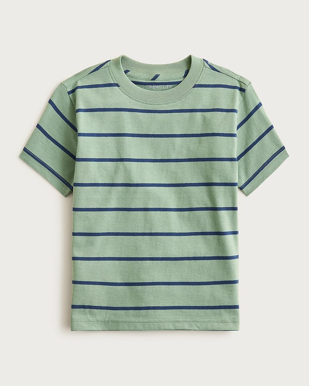 Kids' short-sleeve crewneck T-shirt in stripe by J.CREW