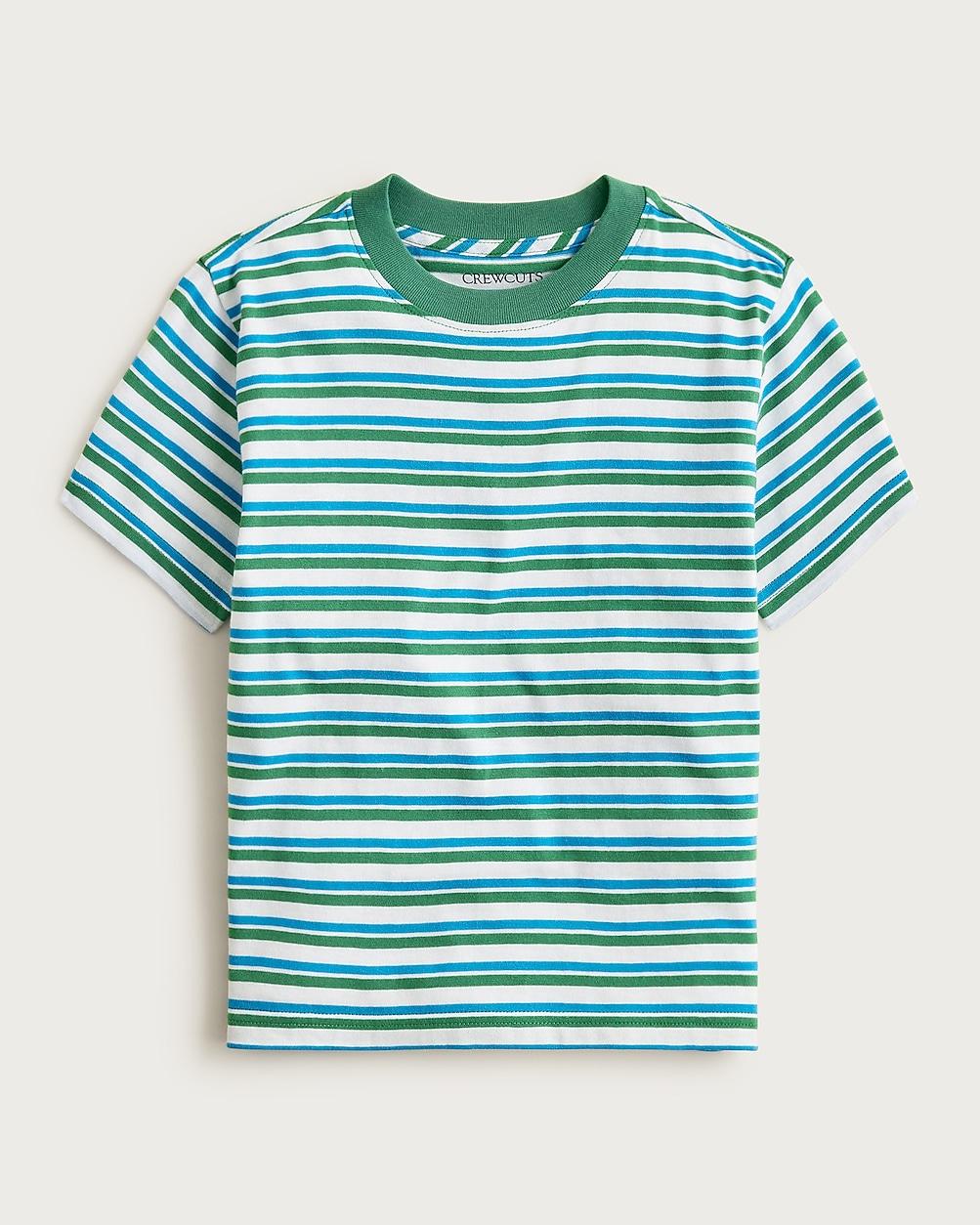 Kids' short-sleeve crewneck T-shirt in stripe by J.CREW