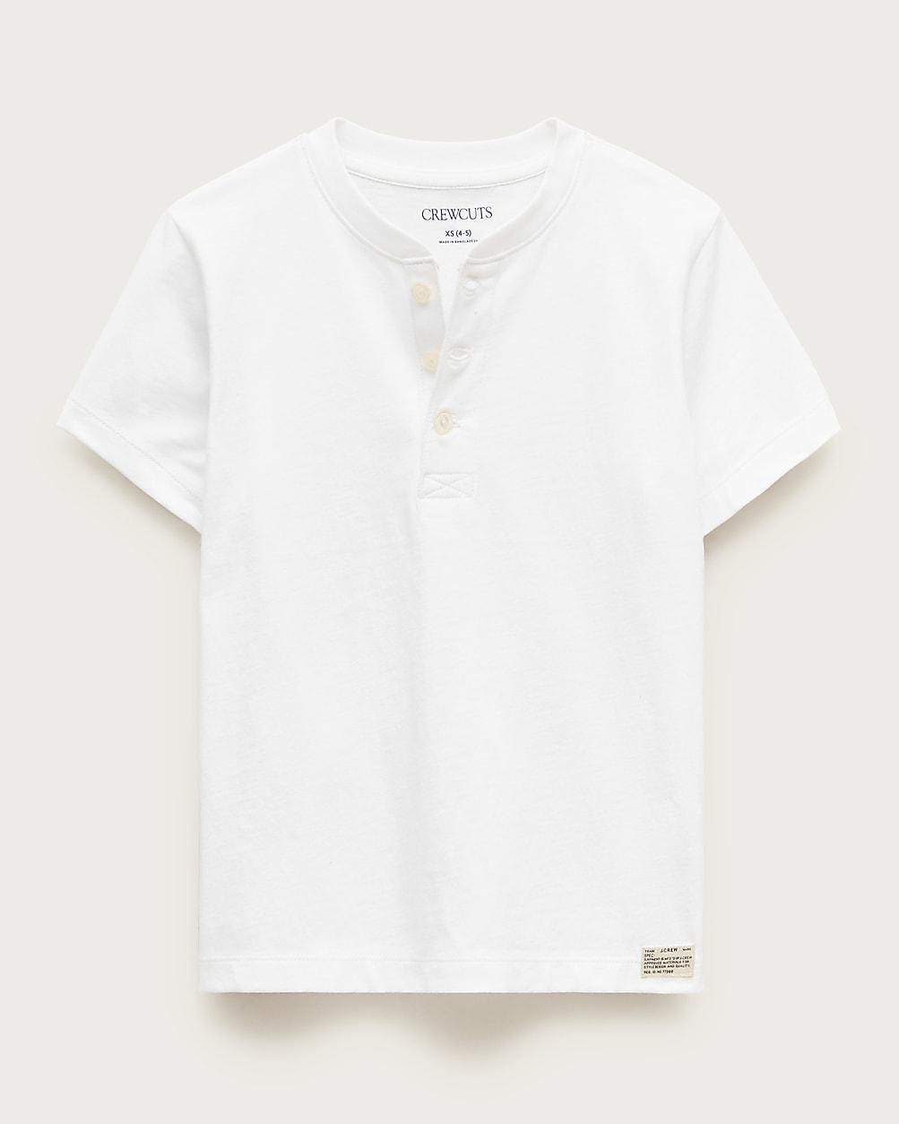 Kids' short-sleeve garment-dyed henley by J.CREW