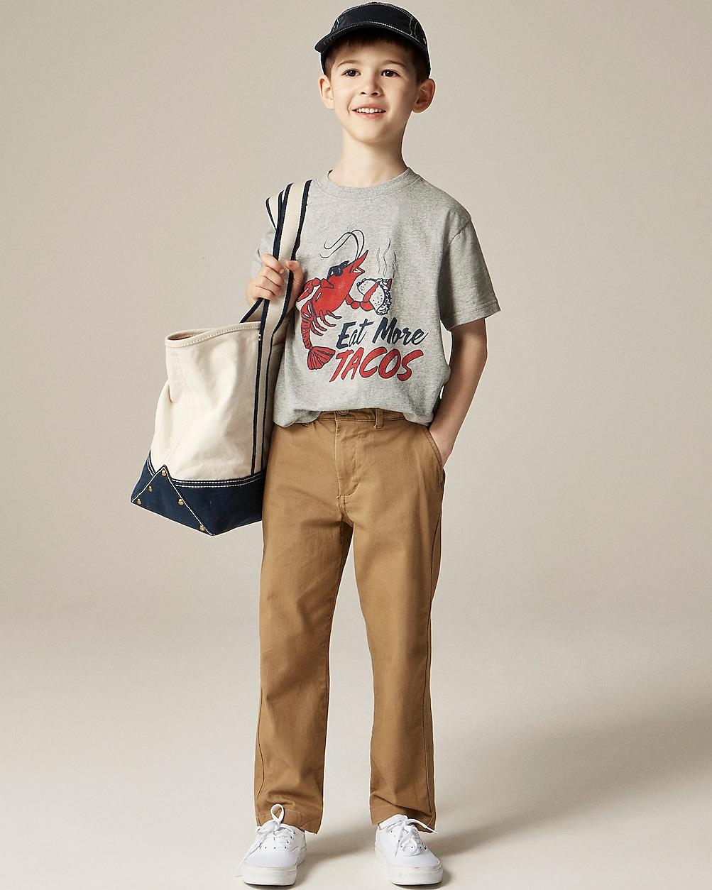 Kids' short-sleeve lobster taco graphic T-shirt by J.CREW Kids' short-sleeve lobster taco graphic T-shirt by J.CREW