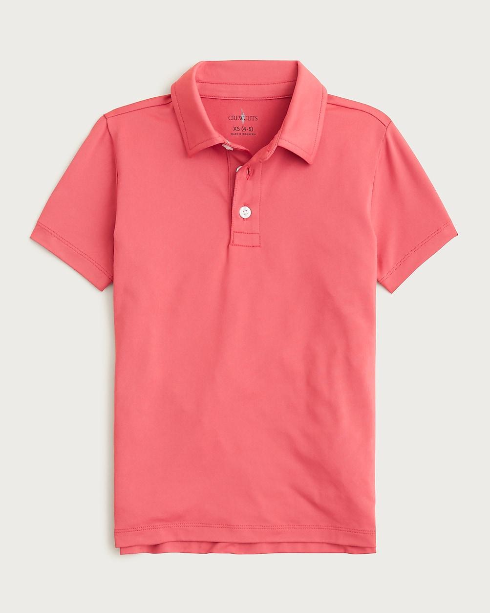 Kids' short-sleeve performance polo shirt by J.CREW